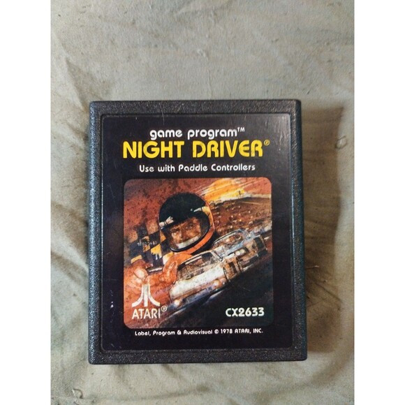 Night Driver for Atari 2600. Tested. Game Cartridge Only - Picture 1 of 3